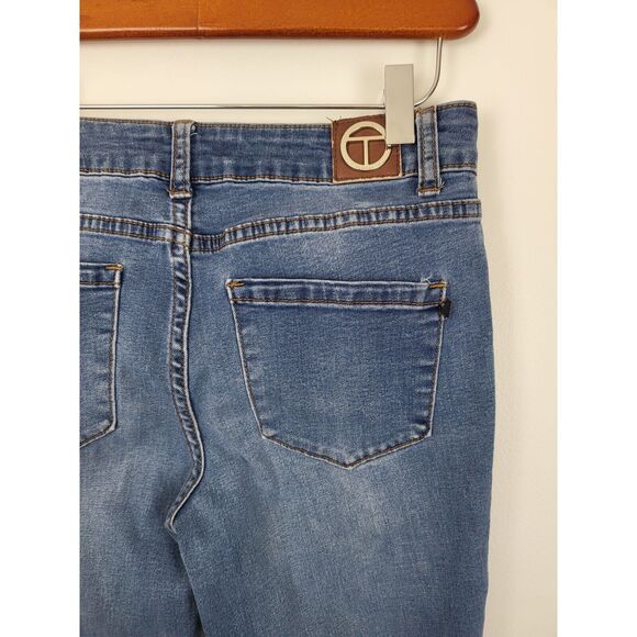 Tahari Chloe Fit Solution Skinny Leg Jeans 4/27 Womens Mid Rise Medium Wash - Picture 5 of 6